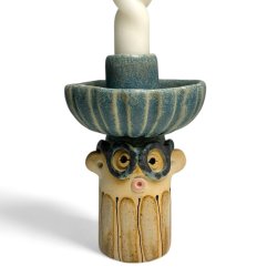 Lysestage - REKRUT No. 110 - keramik figur 