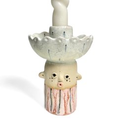 Lysestage - REKRUT No. 111 - keramik figur 