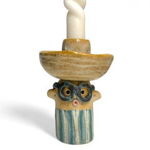 Lysestage - REKRUT No. 112 - keramik figur 