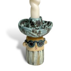 Lysestage - REKRUT No. 113 - keramik figur 