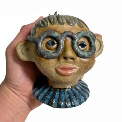 Keramik buste - Funky fyr