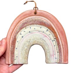 Regnbue - keramik vgophng -  mellem 23