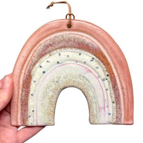 Regnbue - keramik vgophng -  mellem 23