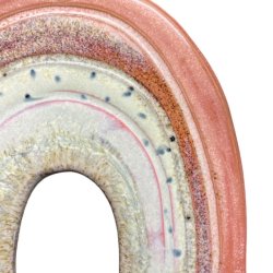 Regnbue - keramik vgophng -  mellem 23