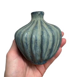 Srling - unika keramik vase - Blgrn
