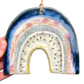 Regnbue - keramik vgophng -  mellem 25