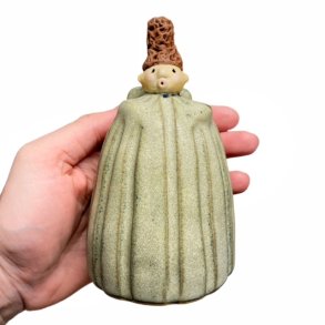 Engel med hjt hr - stor grn