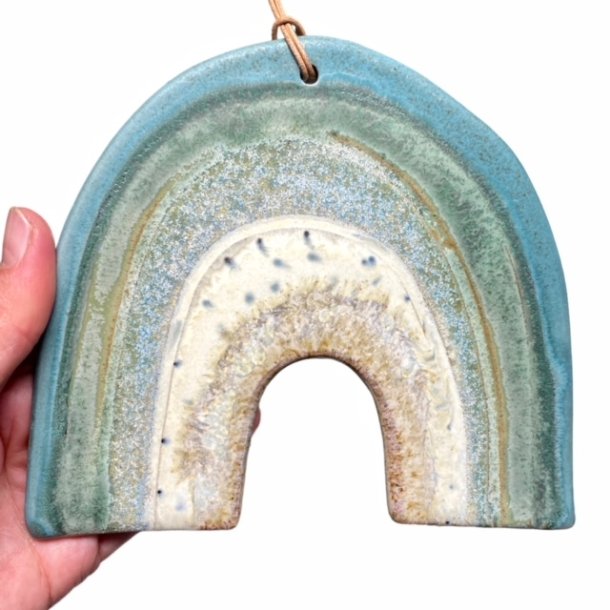 Regnbue - keramik vgophng -  mellem 24