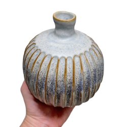 Stor srling - keramik vase - blgr