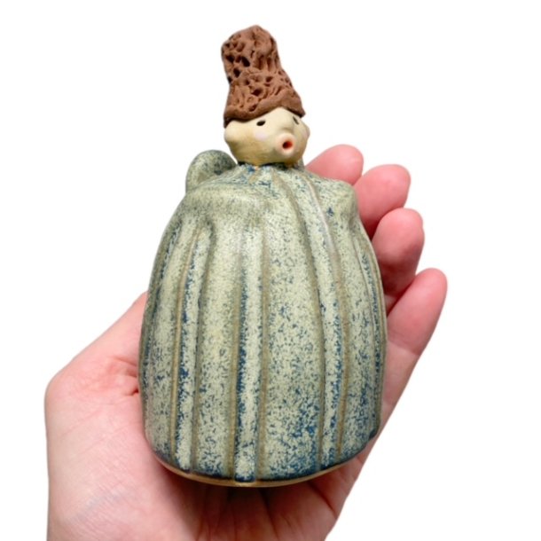 Engel med hjt hr - lille grn