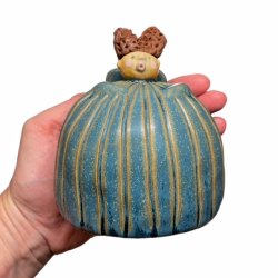 Engel med hjt hr - stor bl