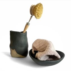 Sbeskl - keramik - sort rustik