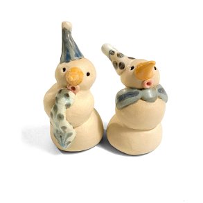 Snemand - keramikfigur - flere