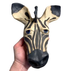 Det ER en zebra - keramik ophng til vggen