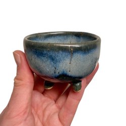 3-benet keramik skl - bl og prik