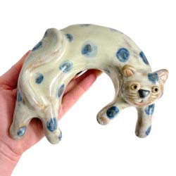 Slnge Leo -keramik vgfigur 