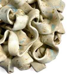 Krllet - keramik vgophng - creme grn