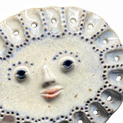 Blonde hoved - keramik vgfigur