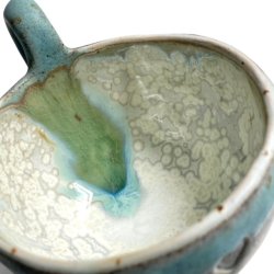 Stille stund - Keramik kop - hjerte grn