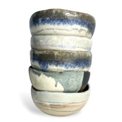 Blget - keramik skl - Sort rustik