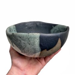 Blget - keramik skl - Sort rustik