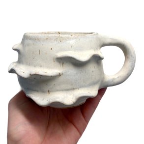 Ballerina - keramik kop - hvid