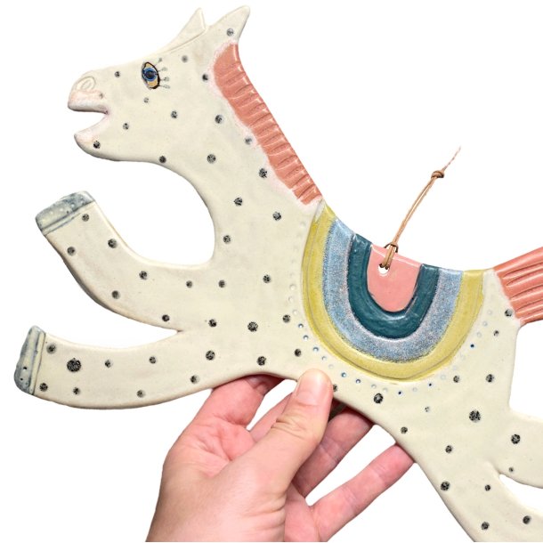 Cirkushest - Keramik vgophng - Farver