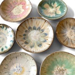 Pfugl - keramik skl/fad p fod - 17cm - 01