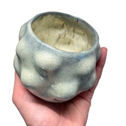 Shape kop - keramik kop - himmelbl