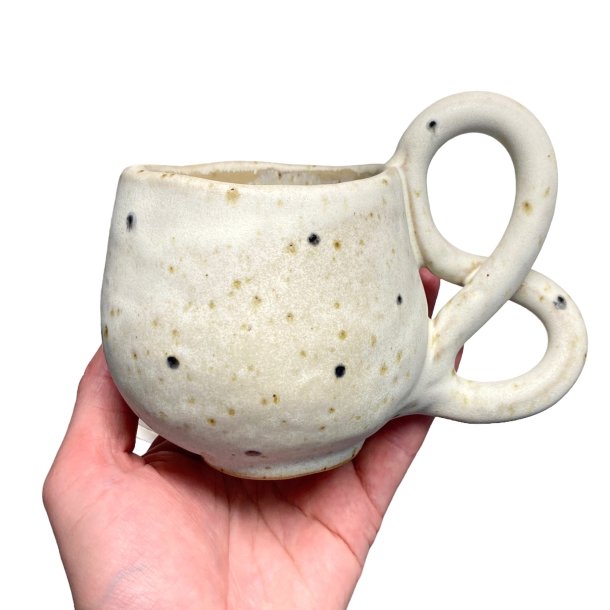 Snirklet - keramik kop - mint creme