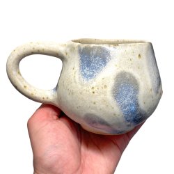 Kunstner kop - keramik kop - bl plet