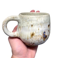 Kunstner kop - keramik kop - brun plet