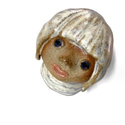 Damen med pagen - Keramik buste