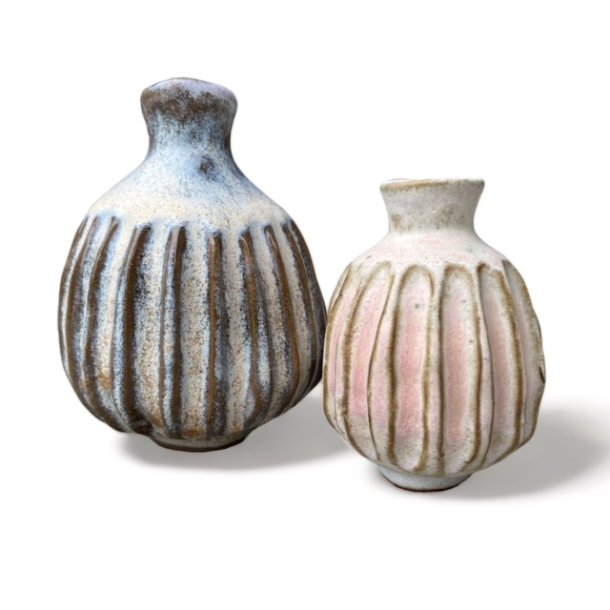 Lille srling - unika keramik vase - nude