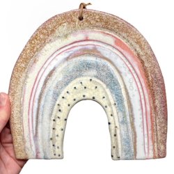 Regnbue - keramik vgophng - Stor 03