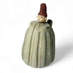 Engel med hjt hr - stor grn