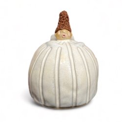 Engel med hjt hr - stor hvid