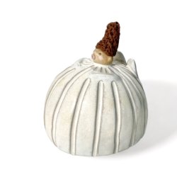 Engel med hjt hr - stor hvid