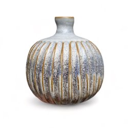 Stor srling - keramik vase - blgr