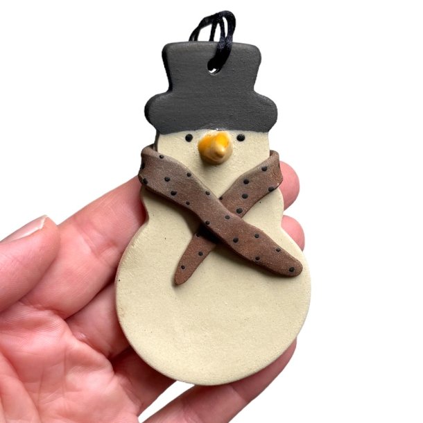 Snemand keramik ophng