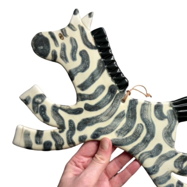 Zebra - Keramik vgophng - stor