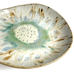 Stort keramik fad - Pfugl - 27cm