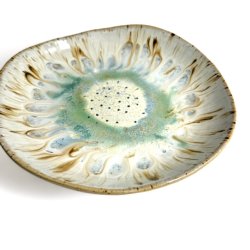 Stort keramik fad - Pfugl - 27cm