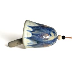 Paddehat klokke - keramikfigur - hj - 01