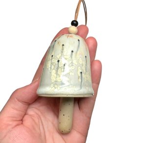 Paddehat klokke - keramikfigur - hj - 03