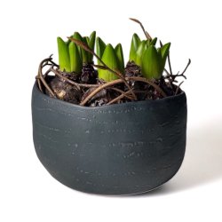 Sort rustik krukke-skl-potte - unika keramik