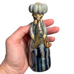 Tre vise mnd - keramikfigur st