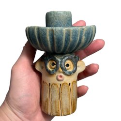 Lysestage - REKRUT No. 110 - keramik figur 