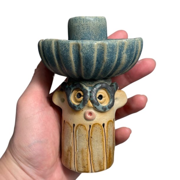 Lysestage - REKRUT No. 110 - keramik figur 