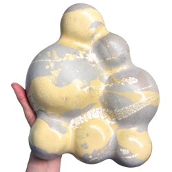 Bubbles - keramik relief - Gylden gr